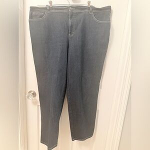 Gloria Vanderbilt Dark Blue Women's 22W Jeans LIKE NEW!  EUC. AD